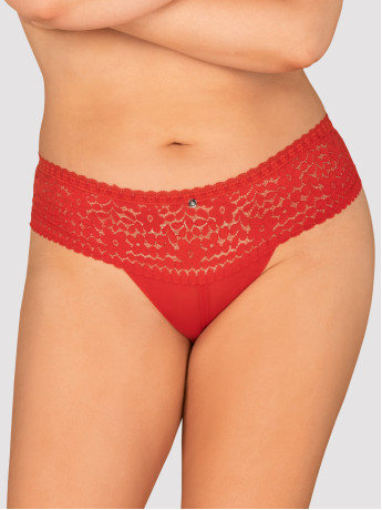 Red Panties Obsessive Blossmina — Lace Trim