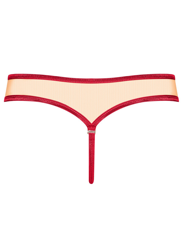 Obsessive Rubinesa Verführerischer Satin-String