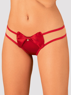 Obsessive Rubinesa Verführerischer Satin-String