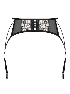 Schwarzer Strapsgürtel Vila Blanes — Gold-Akzente