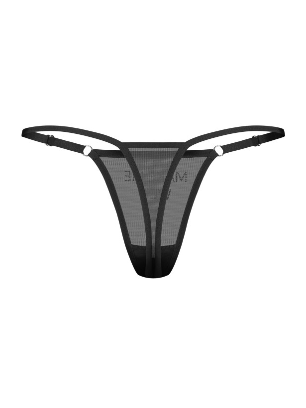 Black Thongs Obsessive Violami Me — Crystal Lettering