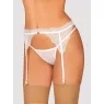 White Garter Belt Obsessive Bianelle — Lace Trim