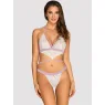 White Lace Bodysuit Obsessive Lilyanne — Lilac Straps