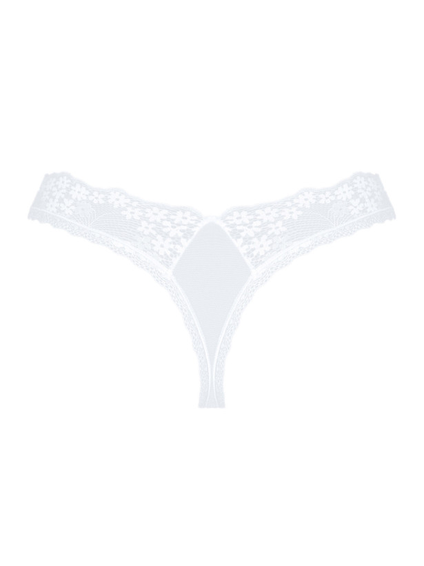 White Lace Thong Obsessive Heavenlly — Classic