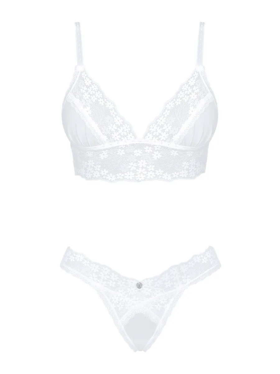 Obsessive Heavenlly Zartes Spitzen-Set: Bralette und String