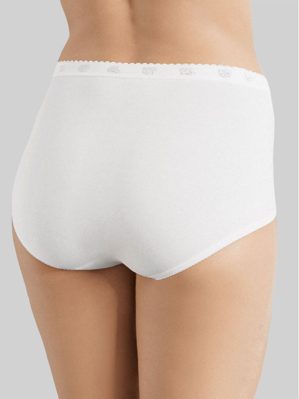 High-Waist Baumwoll-Slip Sloggi Chic Maxi – Komfort mit Spitzendetails