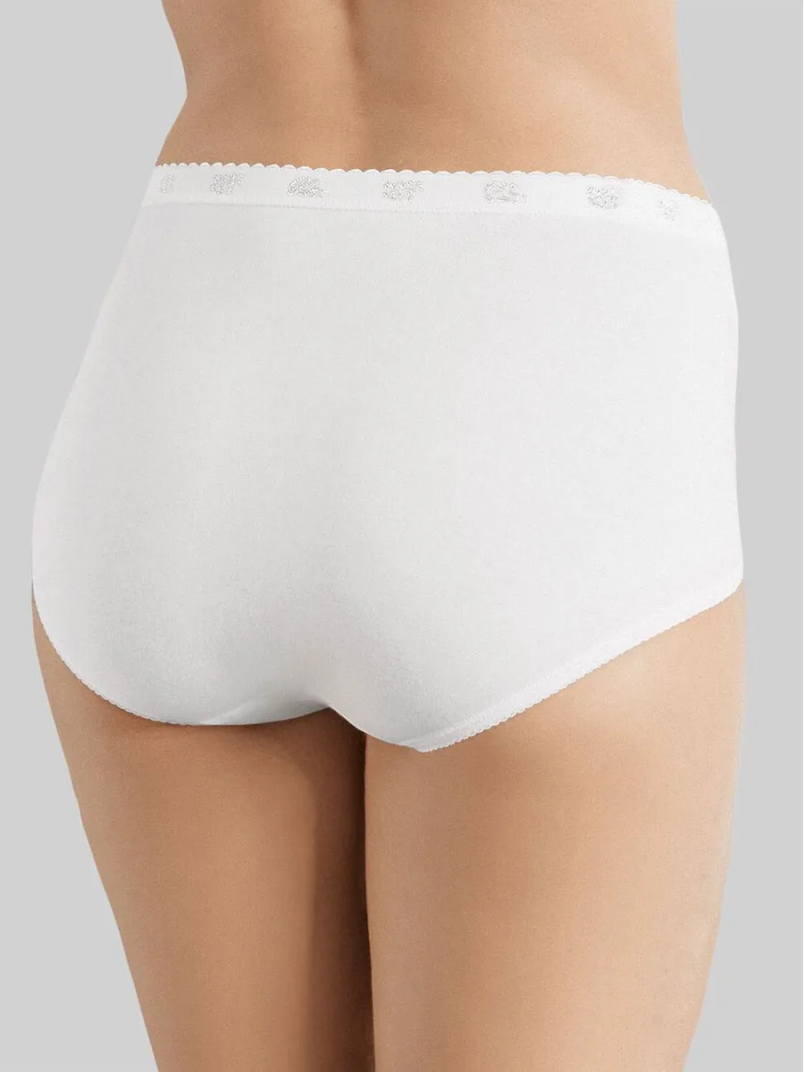 High-Waist Baumwoll-Slip Sloggi Chic Maxi – Komfort mit Spitzendetails