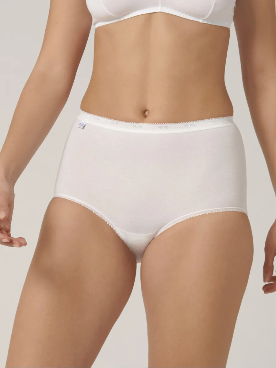Baumwoll-Maxi-Slip Sloggi Basic+ Maxi 2er-Pack – Langlebige Formbeständigkeit