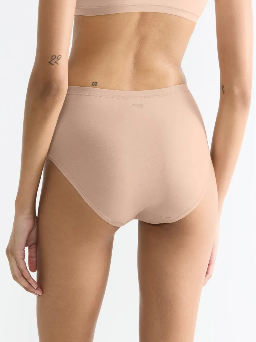 Baumwoll-Midi-Slip Sloggi Go Daily – Weicher Bio-3er-Pack