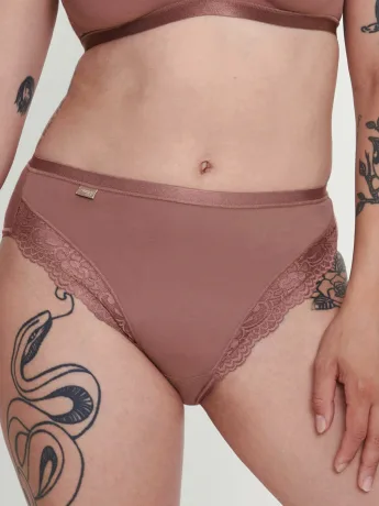 Baumwoll-Tai-Slip Sloggi Romance – Langlebige Spitzenabschlüsse