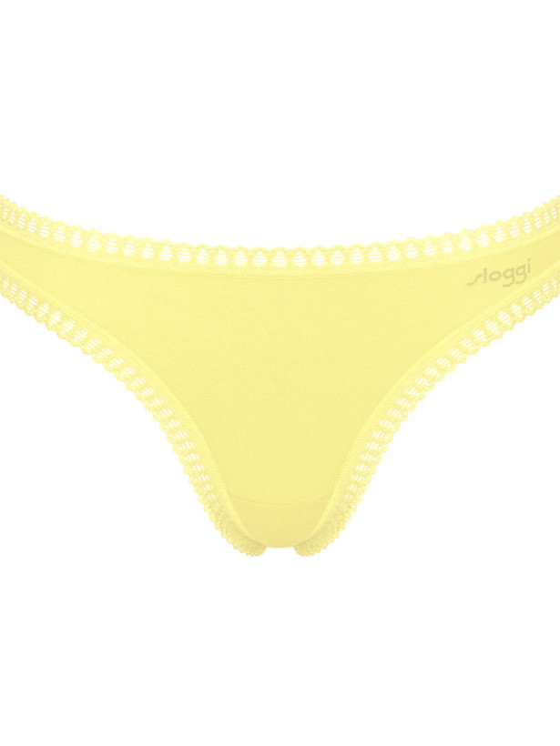 Cotton Thong Panties Sloggi Go Crush String – Soft Lace & Prints
