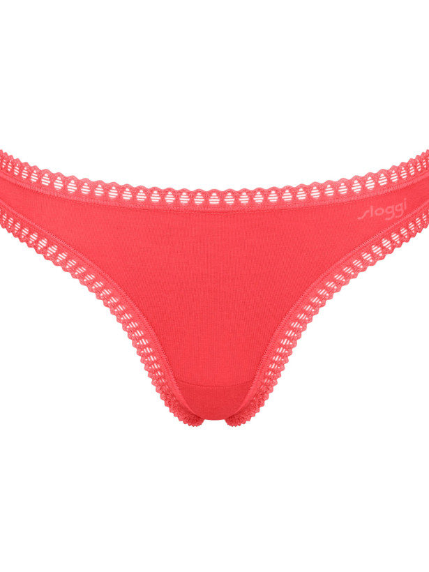 Cotton Thong Panties Sloggi Go Crush String – Soft Lace & Prints