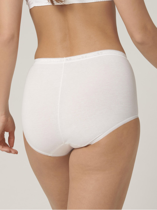 Sloggi Basic+ Maxi High-Waist Full-Coverage Cotton Brief 2-Pack Set