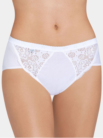 Sloggi Chic Tai Lace-Trimmed Cotton Brief