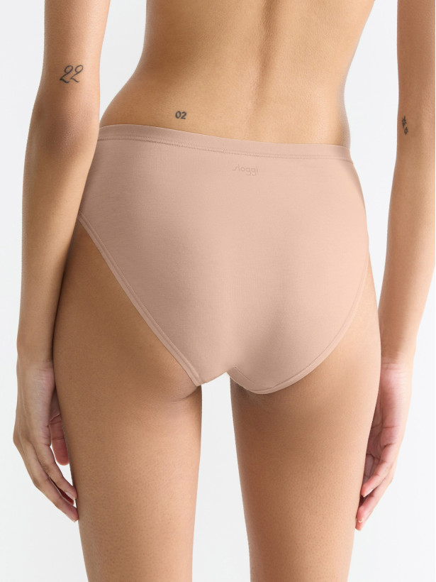 High Leg Cotton Briefs Sloggi Go Daily Tai – Soft Organic 3-Pack