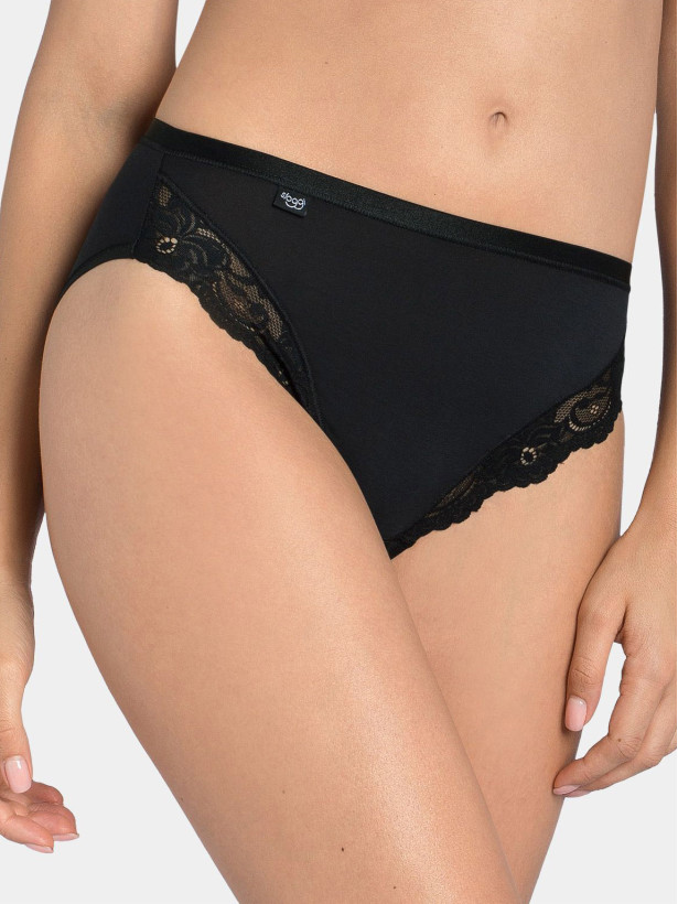 High-Leg Cotton Panties Sloggi Romance Tai – Supima Softness