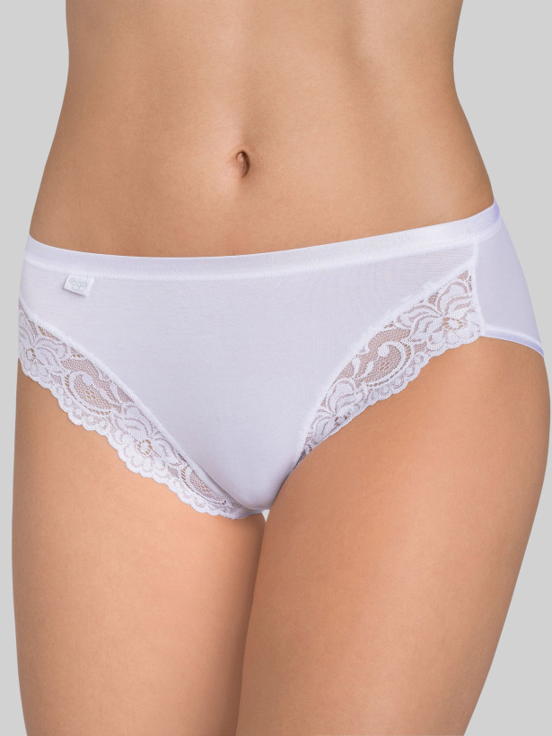 High-Leg Cotton Panties Sloggi Romance Tai – Supima Softness