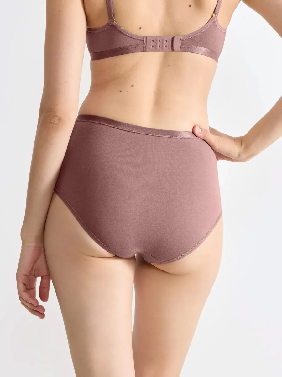 High-Waist Baumwoll-Slip Sloggi Go Daily – Weicher Bio-3er-Pack