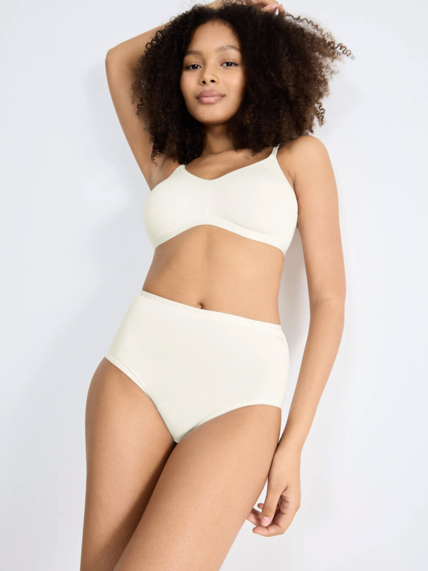 High Waist Cotton Panties Sloggi Go Daily – Soft Organic 3-Pack