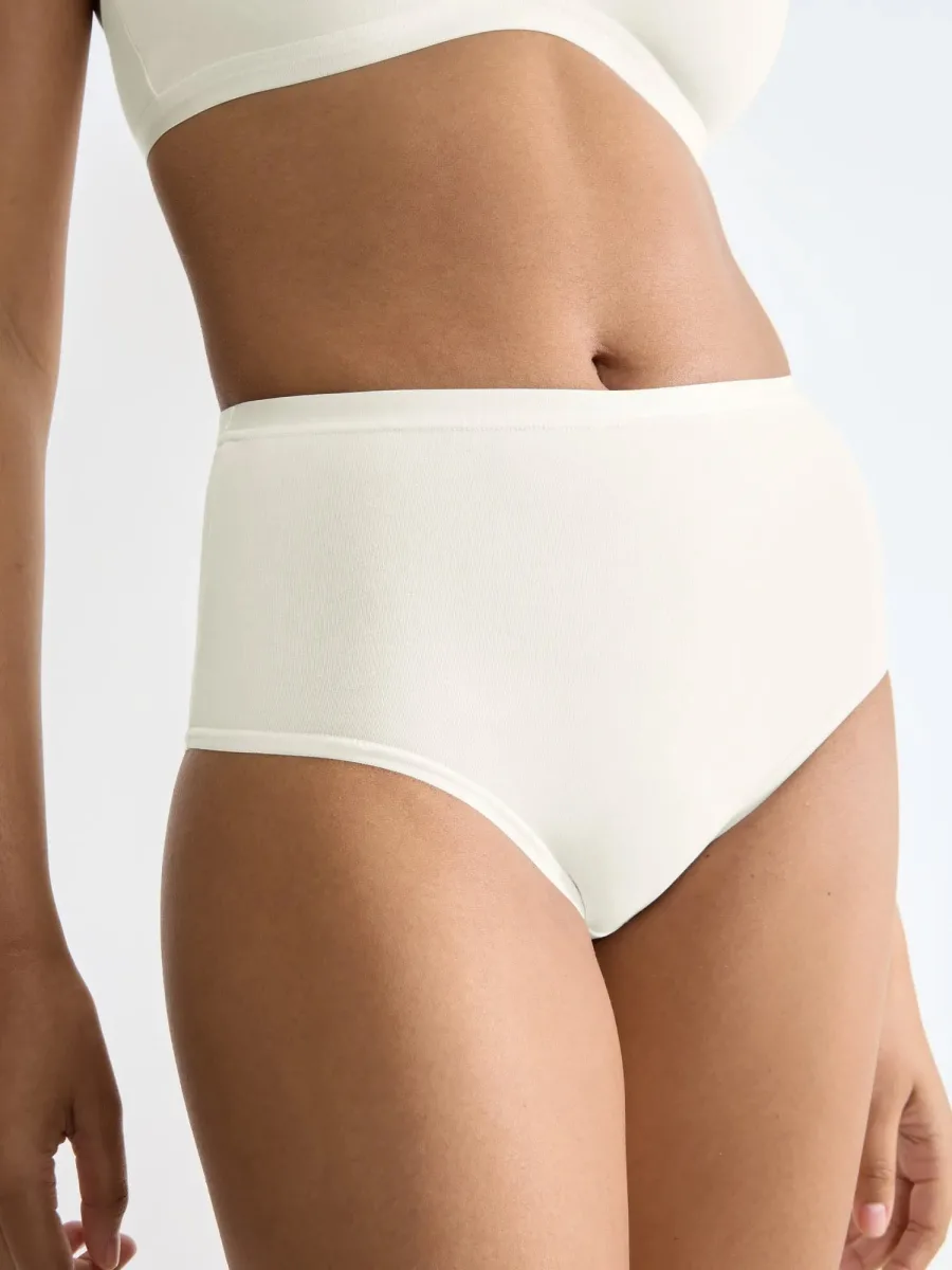 High-Waist Baumwoll-Slip Sloggi Go Daily – Weicher Bio-3er-Pack