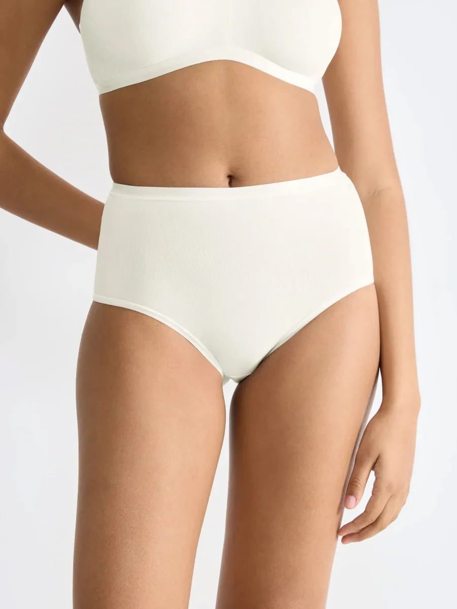 High-Waist Baumwoll-Slip Sloggi Go Daily – Weicher Bio-3er-Pack
