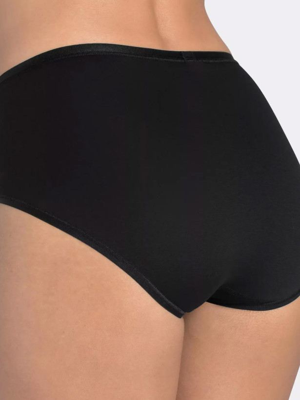 High Waist Cotton Panties Sloggi Romance Maxi – Durable Lace Inserts