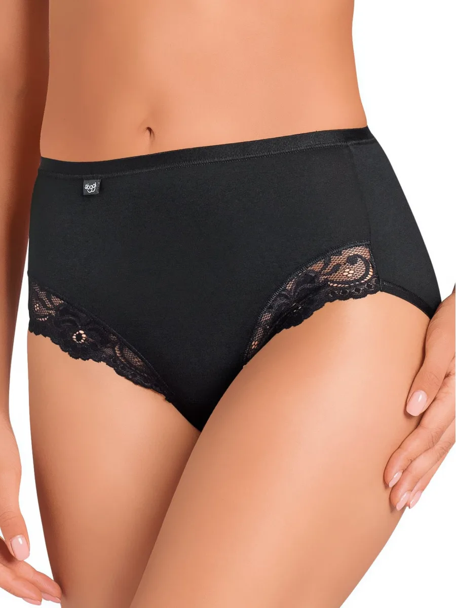 High-Waist Baumwoll-Slip Sloggi Romance Maxi – Langlebige Spitzeneinsätze