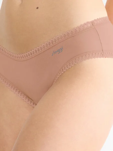 Hipster-Slip Sloggi Go Crush 3er-Pack – Bio-Baumwoll-Komfort
