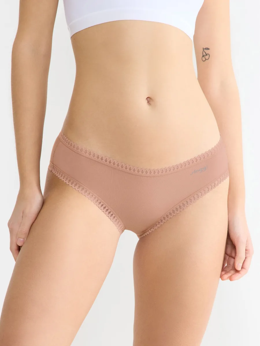 Hipster-Slip Sloggi Go Crush 3er-Pack – Bio-Baumwoll-Komfort