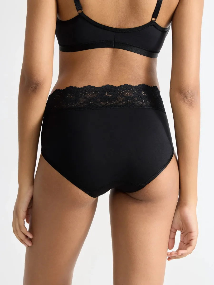 Slip mit Spitzenbund Sloggi Romance Midi – Weiche Supima-Baumwolle