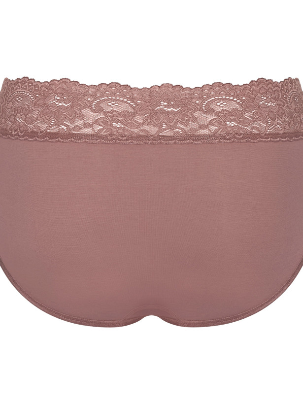 Slip mit Spitzenbund Sloggi Romance Midi – Weicher Baumwoll-Mix