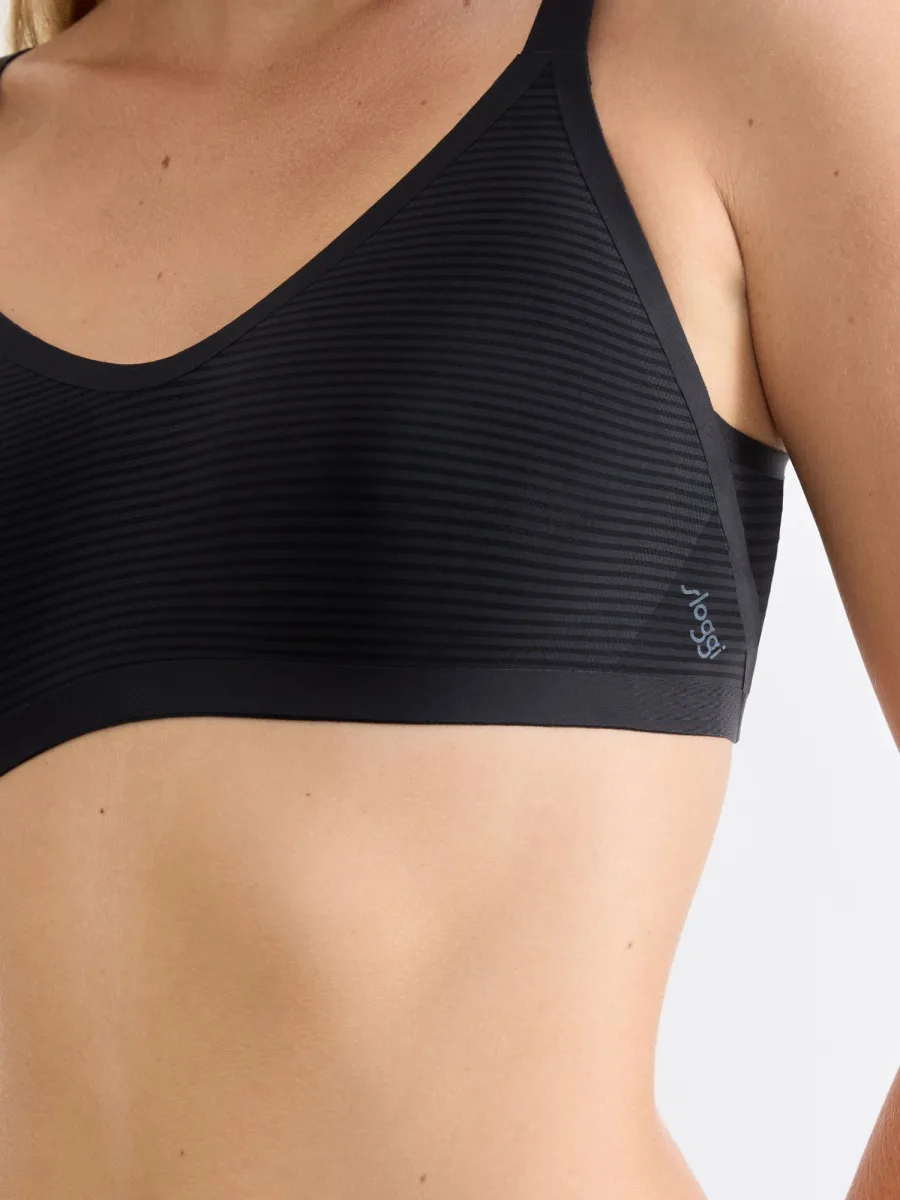 Nahtloses Bralette Sloggi Zero Feel Air – Atmungsaktive transparente Streifen