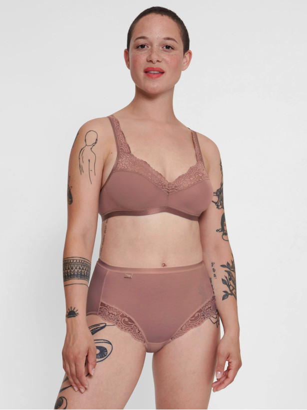 Sloggi Romance Maxi Mocca High-Waist Full Coverage Brief