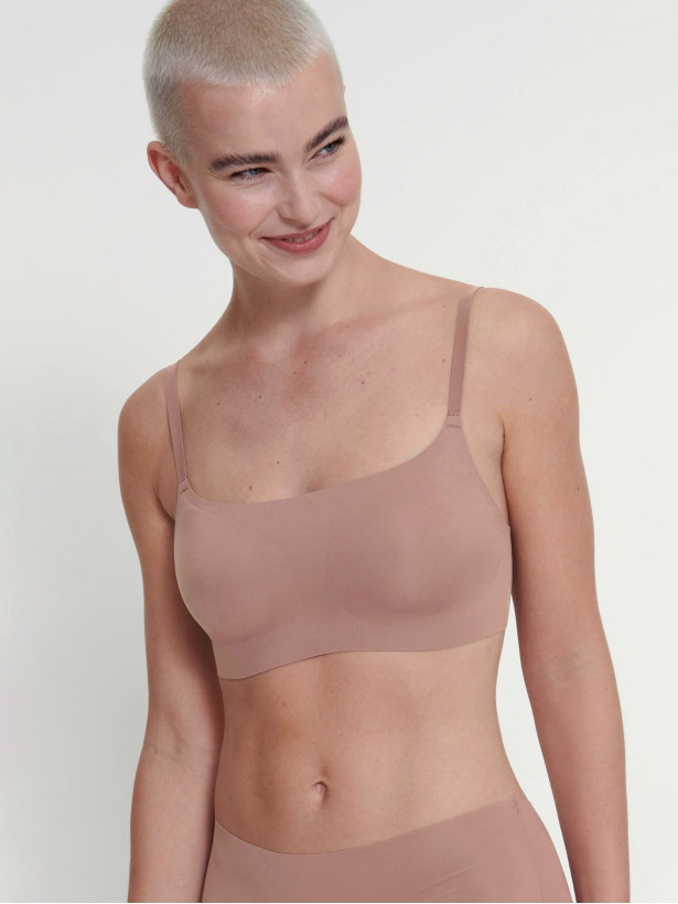 Sloggi Zero Feel 2.0 Ultra BH Nahtloser Bustier mit Schmalen Trägern