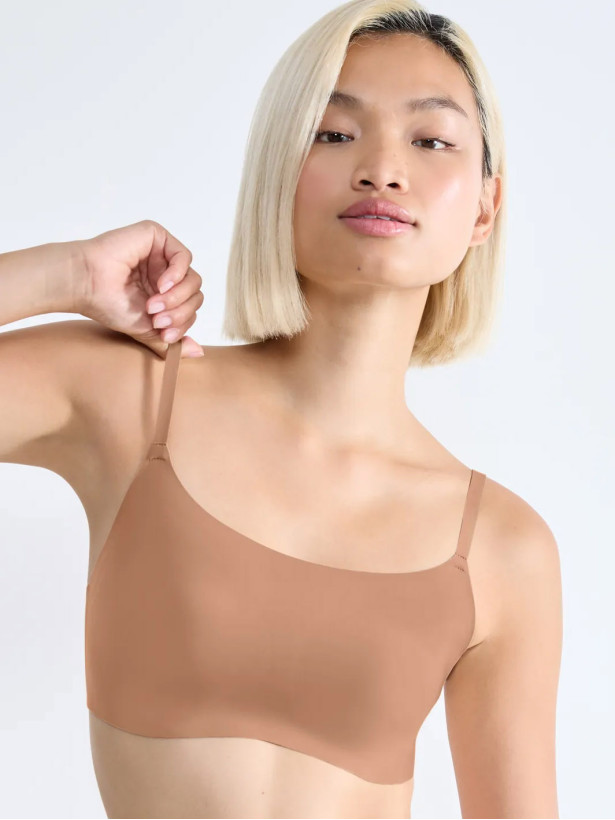 Sloggi Zero Feel 2.0 Ultra BH Nahtloser Bustier mit Schmalen Trägern