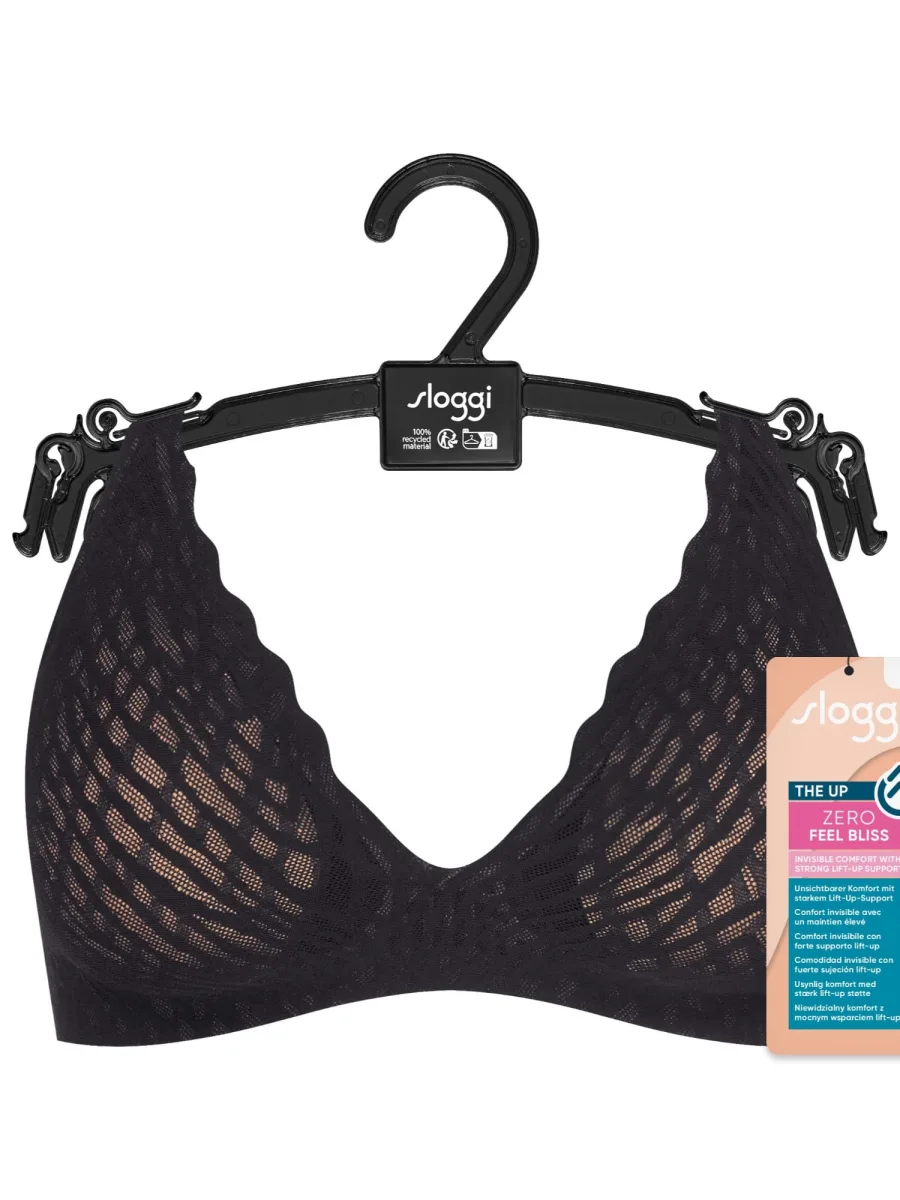 Bügelloses Soft-Bralette Sloggi Zero Feel Bliss – Geklebte grafische Spitze