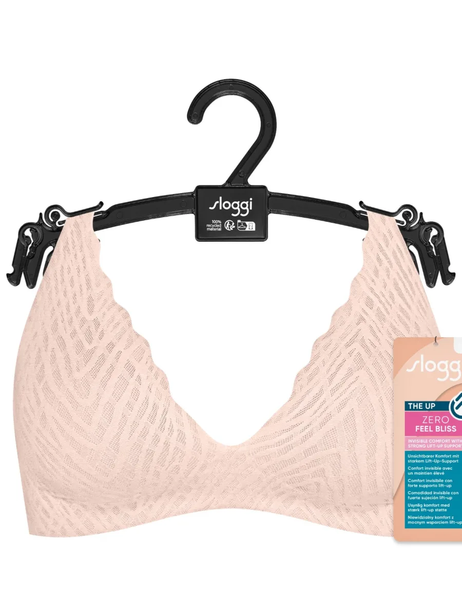 Bügelloses Soft-Bralette Sloggi Zero Feel Bliss – Geklebte grafische Spitze