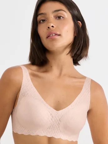 Bügelloser Soft-BH Sloggi Zero Feel Bliss – Geklebte grafische Spitze