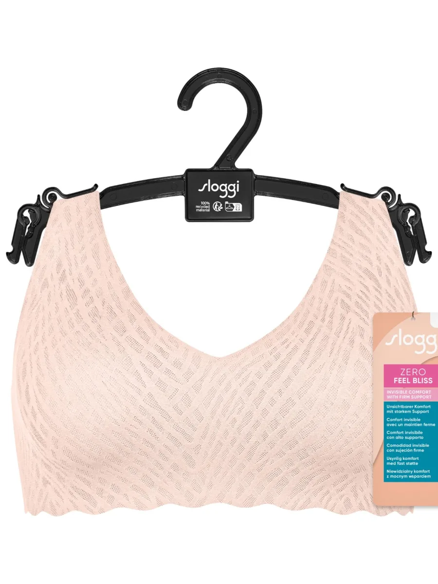 Bügelloser Soft-BH Sloggi Zero Feel Bliss – Geklebte grafische Spitze