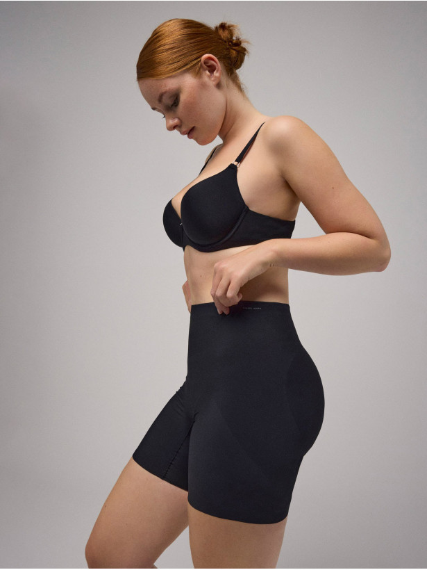 High-Waist Shapewear Shorts Ysabel Mora 19638 – Firm Tummy Control