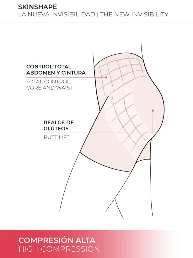 High-Waist Shapewear Shorts Ysabel Mora 19638 – Firm Tummy Control