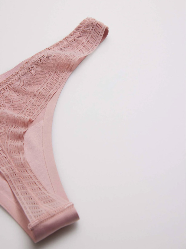Lace Thong Ysabel Mora 19673 – Invisible Microfiber & Lace