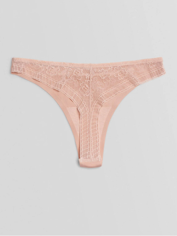 Lace Thong Ysabel Mora 19673 – Invisible Microfiber & Lace
