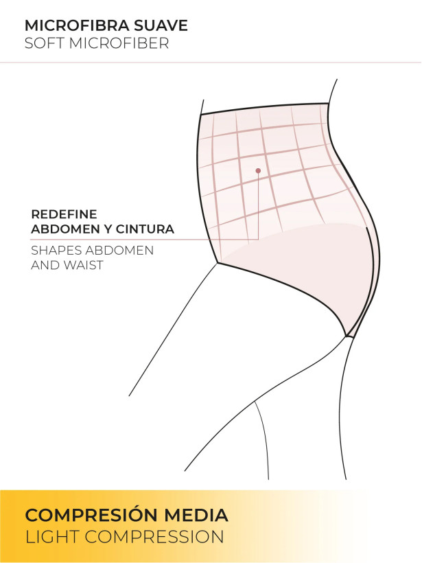 Shapewear Ysabel Mora 19618 – Miederhose mit Bauch-weg-Effekt