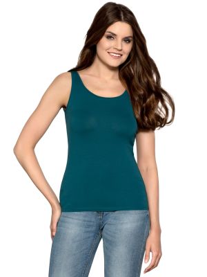 Women's Classic Wide Strap Tank Top Babell Hilary