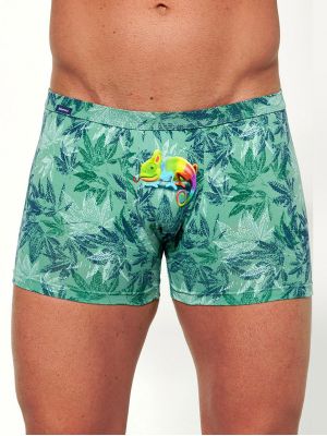Men's cotton boxer shorts with a funny pattern Cornette Tatoo 280 Spring