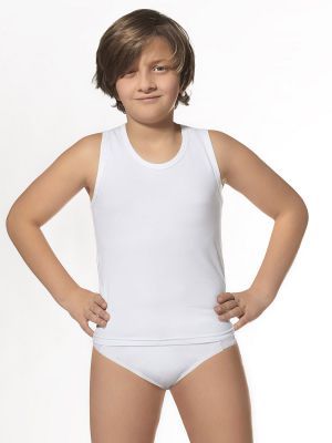 Boy's Cotton Undershirt & Briefs Set Cornette 865/01 140-164