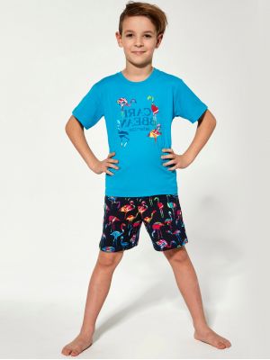 Boy's Summer Cotton Pajama Set Cornette 790/99 Caribbean 140-164