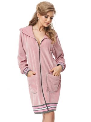 Women's Velour Zip Robe Dorota FR-239