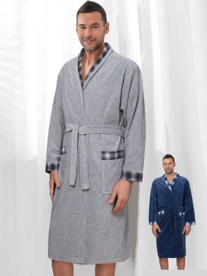 Men's Cotton Velour Robe Dorota FR-207